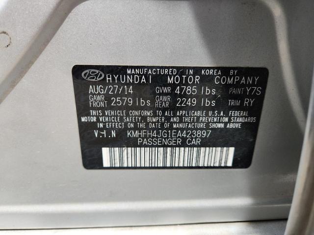 2014 HYUNDAI AZERA GLS - KMHFH4JG1EA423897