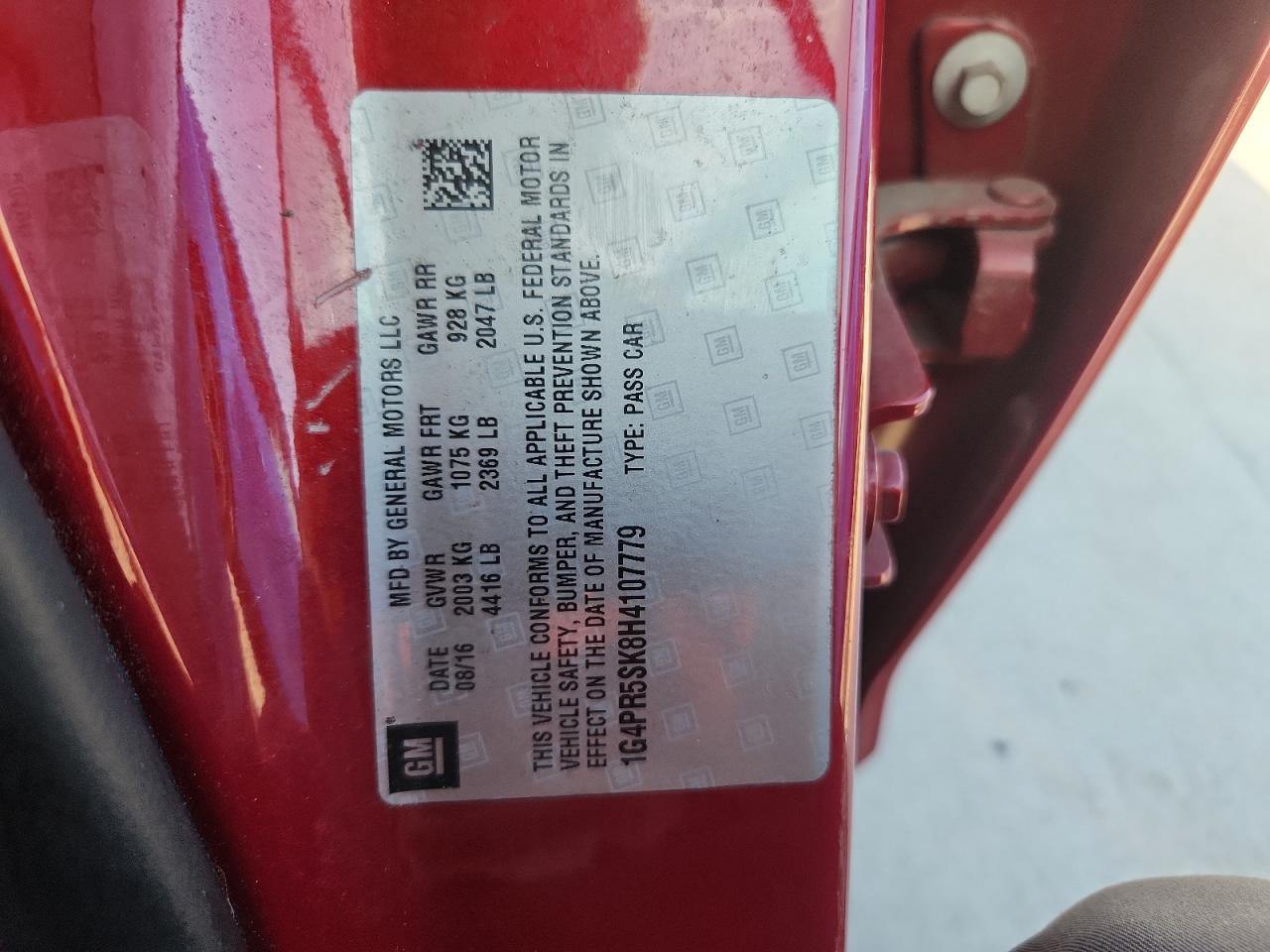 BUICK VERANO SPORT TOURING