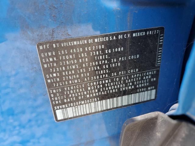 2023 VOLKSWAGEN TAOS SE 3VVNX7B28PM302251