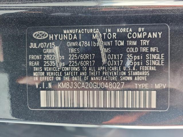 2016 HYUNDAI TUCSON LIM - KM8J3CA20GU048027