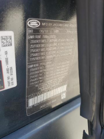 2018 LAND ROVER RANGE ROVE - SALWG2RV5JA812334
