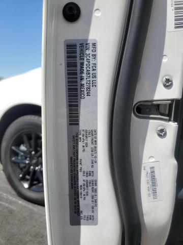 2020 DODGE JOURNEY SE 3C4PDCAB7LT278244