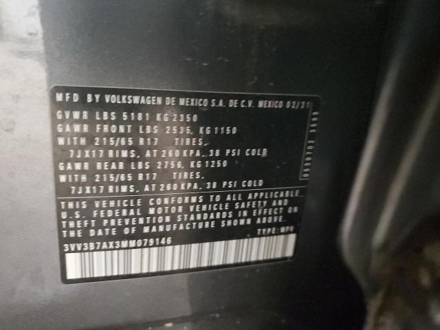 2021 VOLKSWAGEN TIGUAN SE - 3VV3B7AX3MM079146