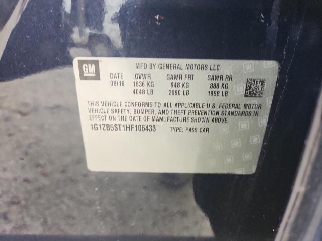 2017 CHEVROLET MALIBU LS 1G1ZB5ST1HF106433