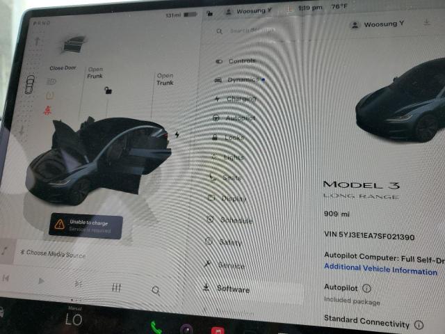 2025 TESLA MODEL 3 - 5YJ3E1EA7SF021390
