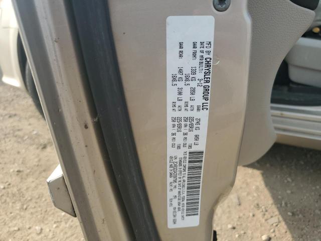 2012 DODGE GRAND CARA - 2C4RDGDG4CR307905