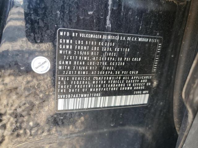 2021 VOLKSWAGEN TIGUAN SE 3VV3B7AX7MM071065