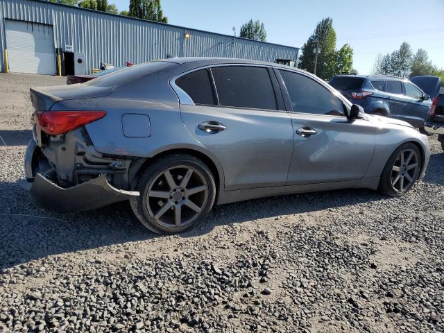 INFINITI Q50 BASE 2015 gray  gas JN1BV7AP9FM348575 photo #4