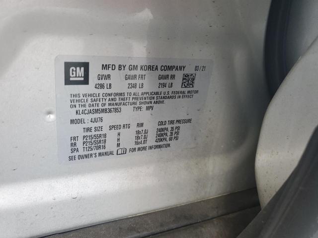 2021 BUICK ENCORE PRE KL4CJASM5MB367853