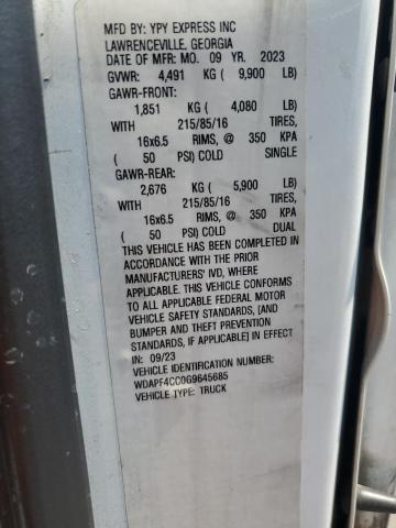 2016 MERCEDES-BENZ SPRINTER 3 WDAPF4CC0G9645685