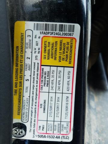 2016 FORD FOCUS SE 1FADP3F24GL200367