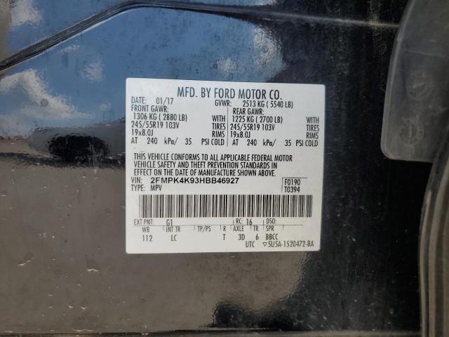 2017 FORD EDGE TITAN 2FMPK4K93HBB46927