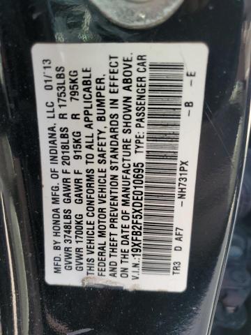2013 HONDA CIVIC LX - 19XFB2F5XDE010695