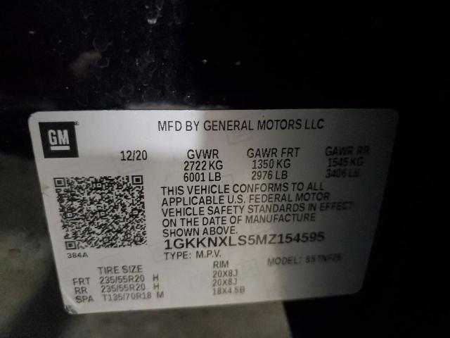 2021 GMC ACADIA DEN 1GKKNXLS5MZ154595