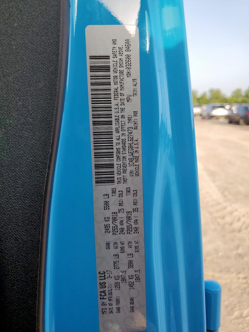 2017 JEEP WRANGLER U 1C4BJWEG8HL627473