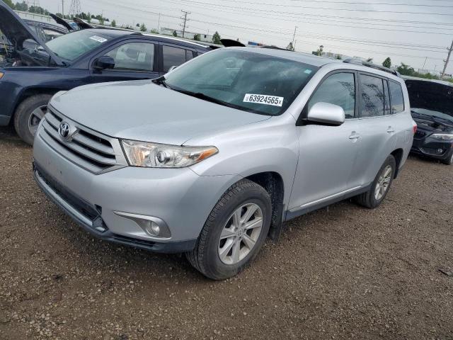 TOYOTA HIGHLANDER 2011 silver  gas 5TDBK3EH3BS061233 photo #1