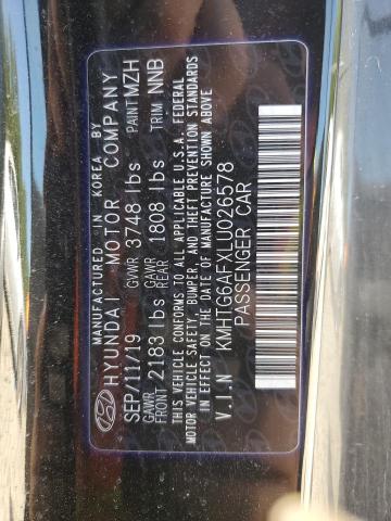 2020 HYUNDAI VELOSTER BASE KMHTG6AFXLU026578