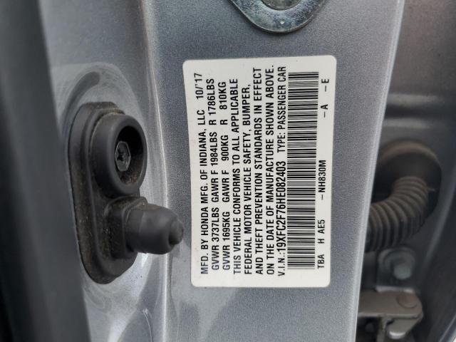 2017 HONDA CIVIC EX 19XFC2F76HE082403