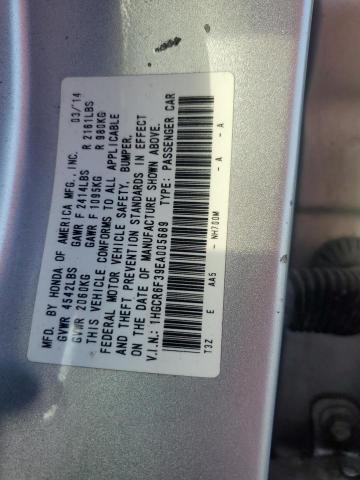 2014 HONDA ACCORD HYB - 1HGCR6F39EA005689