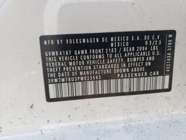 2023 VOLKSWAGEN JETTA SE 3VW7M7BU3PM023563