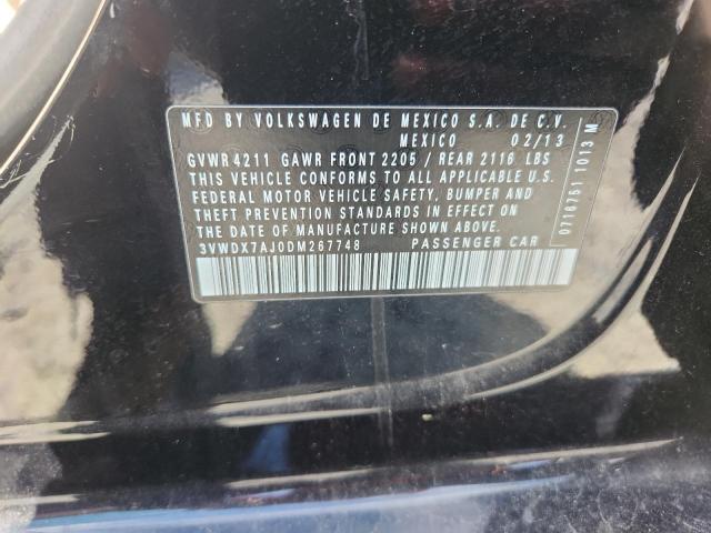 2013 VOLKSWAGEN JETTA SE - 3VWDX7AJ0DM267748