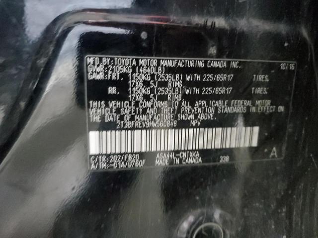2017 TOYOTA RAV4 LE 2T3BFREV9HW560848