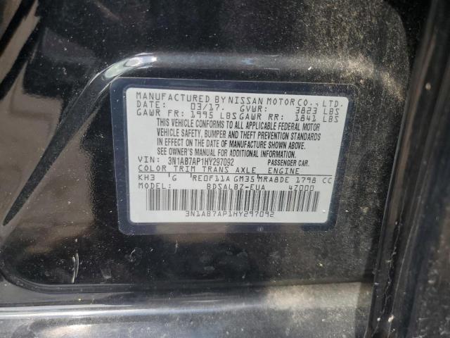 2017 NISSAN SENTRA S - 3N1AB7AP1HY297092