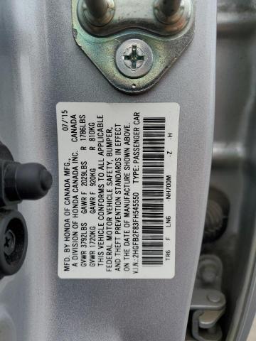 2015 HONDA CIVIC EX 2HGFB2F83FH545550
