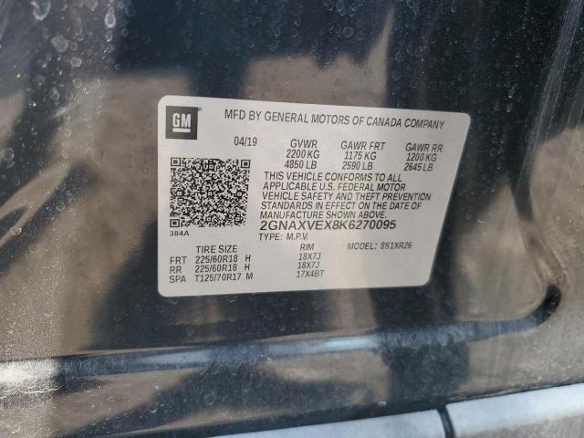 2019 CHEVROLET EQUINOX LT - 2GNAXVEX8K6270095