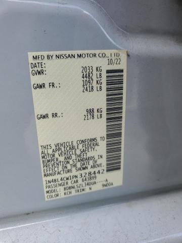 2023 NISSAN ALTIMA SR 1N4BL4CW1PN328442