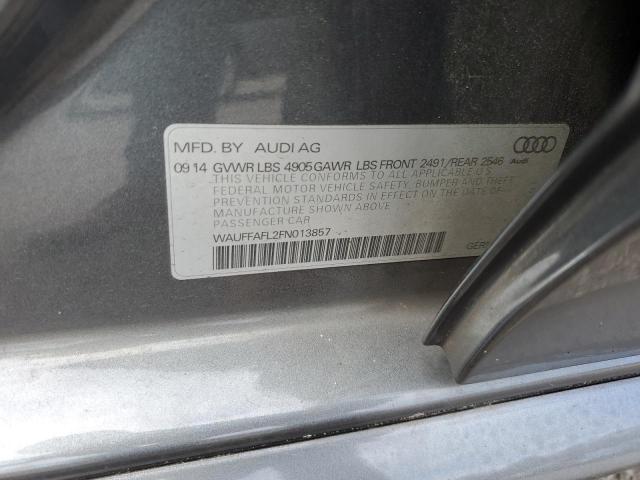 2015 AUDI A4 PREMIUM WAUFFAFL2FN013857