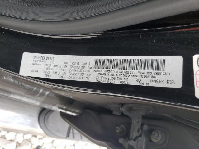 2019 RAM 1500 BIG H - 1C6SRFBT2KN915793