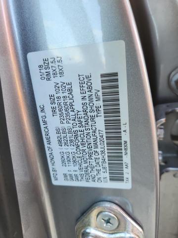 2018 ACURA RDX 5J8TB4H38JL020477