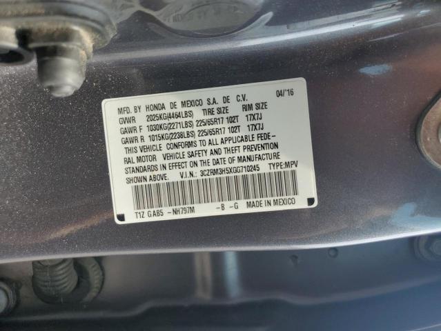 2016 HONDA CR-V EX - 3CZRM3H5XGG710245