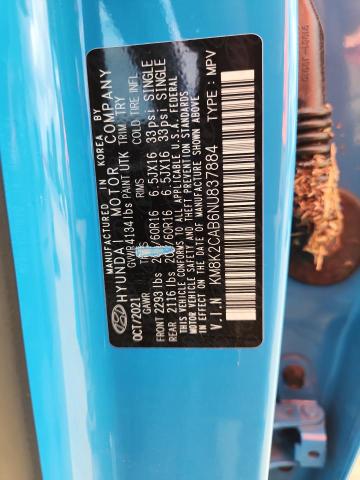 2022 HYUNDAI KONA SEL - KM8K2CAB6NU837884