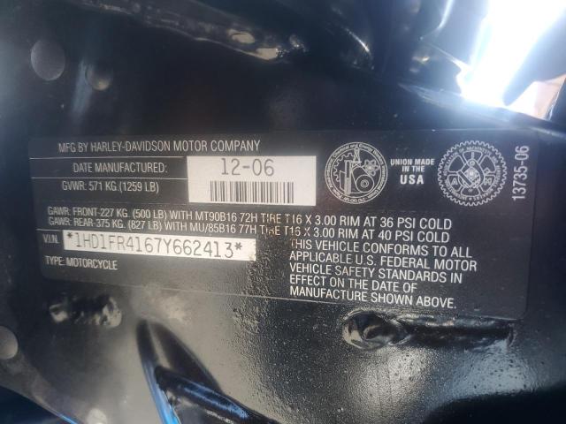 2007 HARLEY-DAVIDSON FLHRCI - 1HD1FR4167Y662413