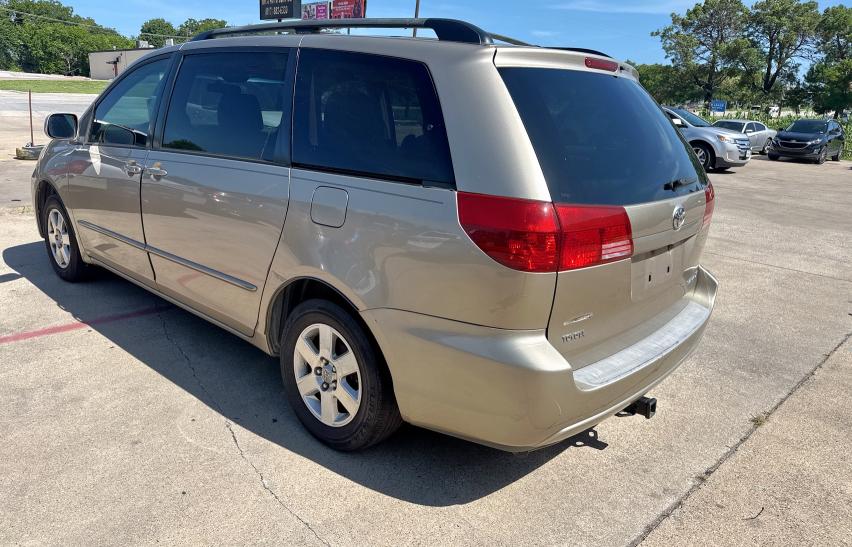 TOYOTA SIENNA XLE 2005 gold sports v gas 5TDZA22C65S264948 photo #4