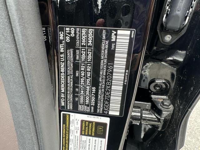 2019 MERCEDES-BENZ GLS 550 4M 4JGDF7DE2KB207961