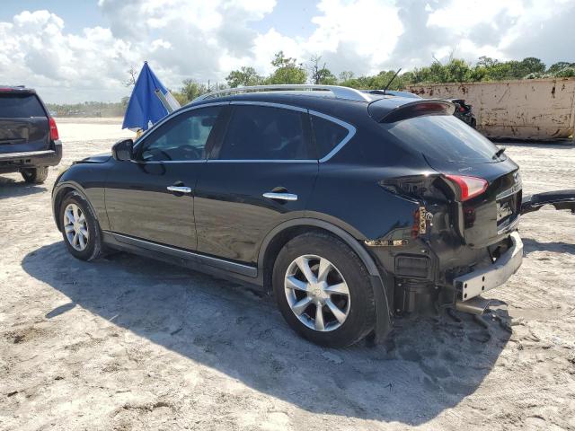 INFINITI EX35 BASE 2008 black station gas JNKAJ09EX8M305105 photo #3