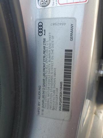 2016 AUDI A6 PREMIUM WAUFGAFC8GN108485