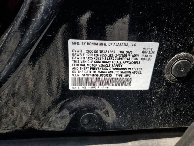 2020 HONDA PILOT EXL 5FNYF6H59LB008835