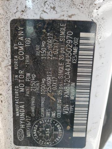 2017 HYUNDAI TUCSON SE - KM8J2CA4XHU502970