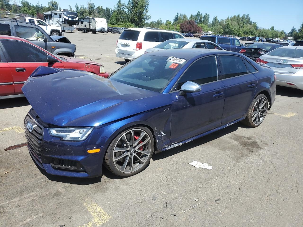 Lot #3266764361 2018 AUDI S4 PREMIUM