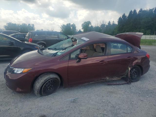 honda civic lx 2012 2HGFB2F53CH600242 photo #1