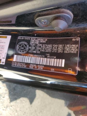 2010 TOYOTA 4RUNNER SR - JTEBU5JR8A5025770