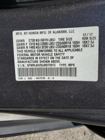 2018 HONDA ODYSSEY LX 5FNRL6H28JB075913