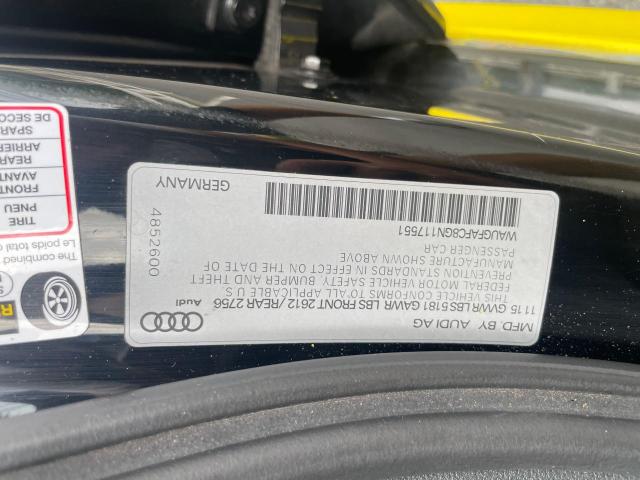 2016 AUDI A6 PREMIUM WAUGFAFC8GN117551