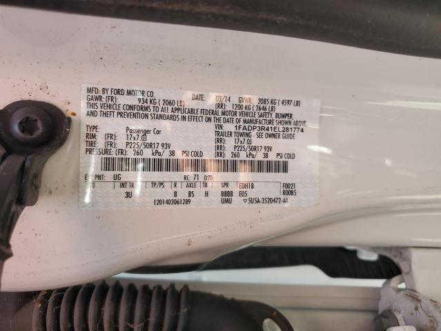 2014 FORD FOCUS BEV - 1FADP3R41EL281774