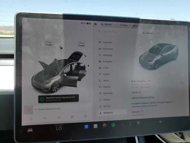 2021 TESLA MODEL Y - 5YJYGDEE1MF087196