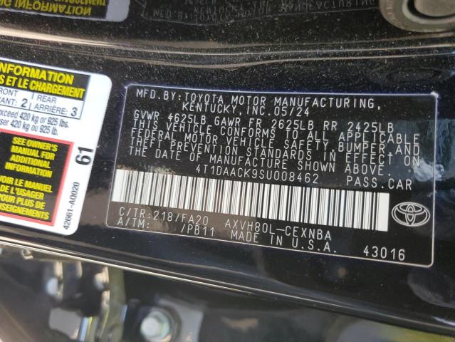 2025 TOYOTA CAMRY XSE - 4T1DAACK9SU008462